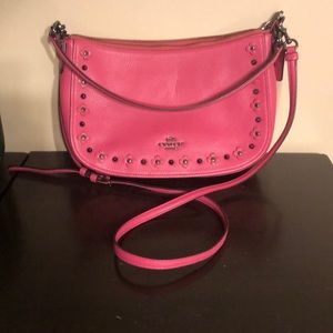 Pink Coach Crossbody Bag